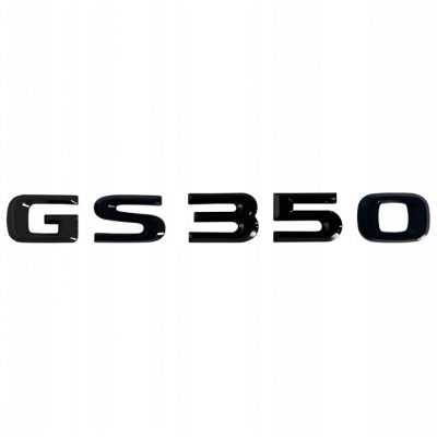 Автологотип шильдик емблема напис Lexus GS 350 Black Еdition на кришку багажника