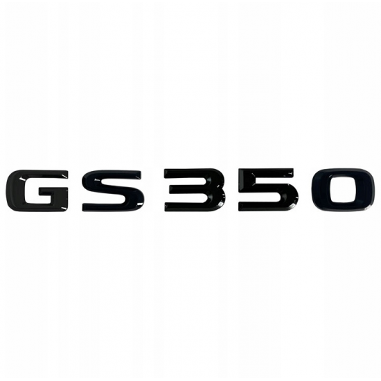 Автологотип шильдик емблема напис Lexus GS 350 Black Еdition на кришку багажника