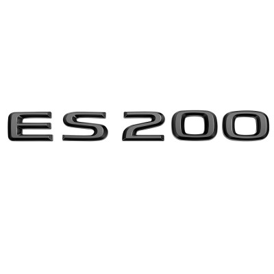 Автологотип шильдик эмблема надпись Lexus ES 200 Black Еdition на кришку багажника