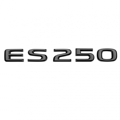 Автологотип шильдик емблема напис Lexus ES 250 Black Еdition на кришку багажника