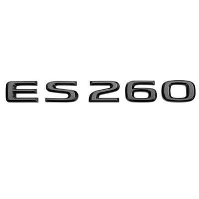 Автологотип шильдик эмблема надпись Lexus ES 260 Black Еdition на кришку багажника