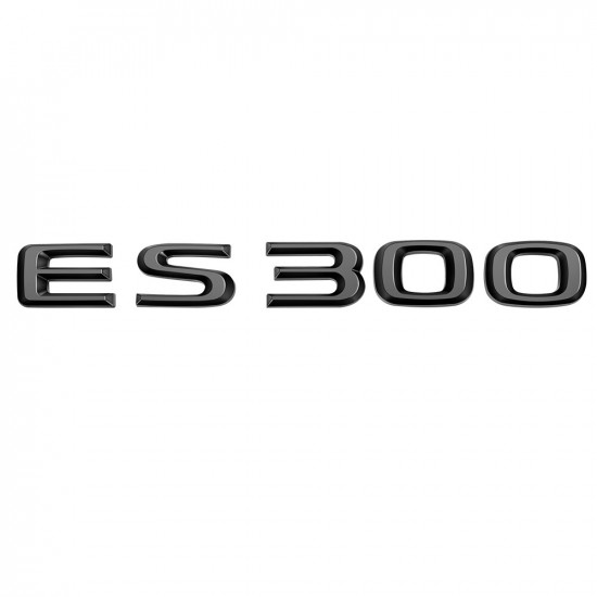 Автологотип шильдик эмблема надпись Lexus ES 300 Black Еdition на кришку багажника