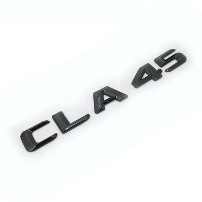 Автологотип шильдик емблема напис Mercedes CLA 45 випукла чорний глянець Emblems362276