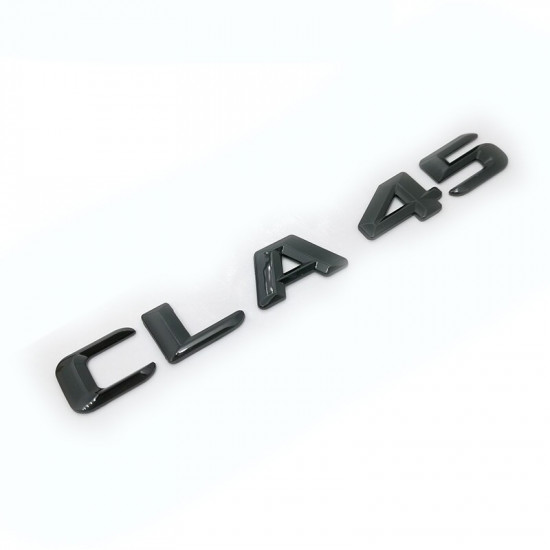 Автологотип шильдик емблема напис Mercedes CLA 45 випукла чорний глянець Emblems362276