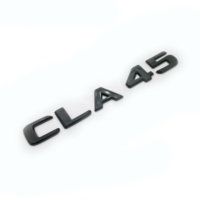 Автологотип шильдик эмблема надпись Mercedes CLA45 чорний глянець
