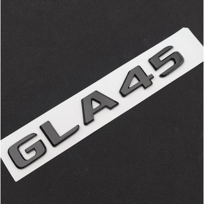 Автологотип шильдик эмблема надпись Mercedes GLA 45 плоская чорний глянець Emblems 362278