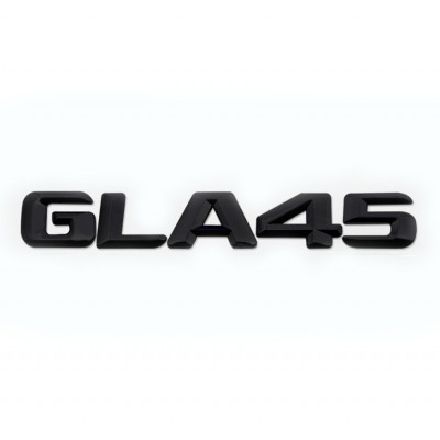 Автологотип шильдик эмблема надпись Mercedes GLA 45 выпуклая черный глянец Emblems 362279