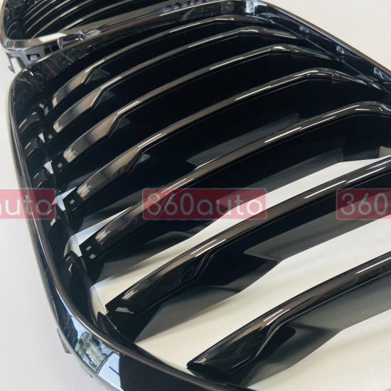 Решітка радіатора на BMW X5 G05 2018-2022 Shadow Line оригінал 51138096590