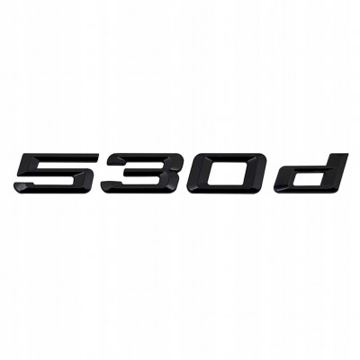 Автологотип шильдик емблема напис BMW 530d Black Shadow Edition Emblems363625