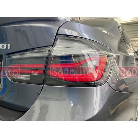 Комплект задних фонарей на BMW 3 F30 2011-2018 M Performance Black Line Оригинал 63212450105