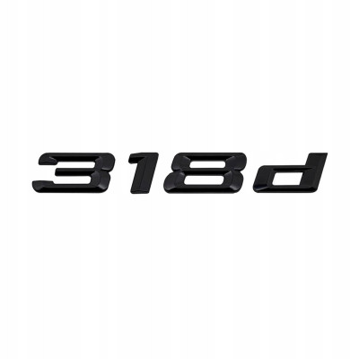 Автологотип шильдик емблема напис BMW 318d Black Shadow Edition Emblems363784