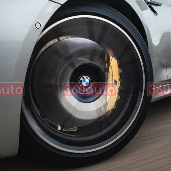 Комплект фиксированных колпачков на титановые диски BMW 56 мм 36122455268