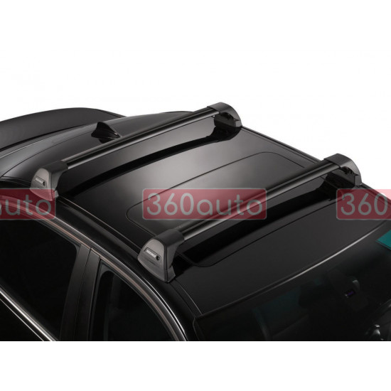 Багажник на гладкую крышу для Mazda CX-60 2022- Yakima Flush Black S18-K765