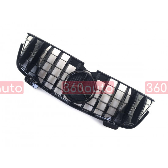 Решетка радиатора на Mercedes GL-class X164 2006-2009 GT Panamericana черный глянец MB-X164065