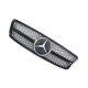 Решетка радиатора на Mercedes C-class W203 2000-2007 Diamond черная MB-W203028