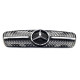 Решетка радиатора на Mercedes ML-class W163 1997-2005 Diamond черная MB-W163105