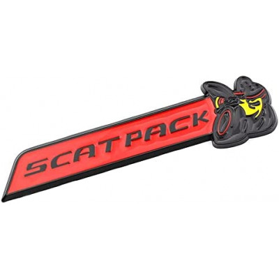 Автологотип шильдик емблема Dodge Scat Pack Super Bee black мала Emblems364568