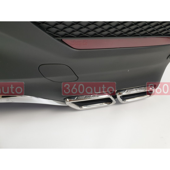 Диффузор с насадками на Mercedes GLE-Class Coupe C292 2015-2019 год ( в стиле GLE63 AMG )