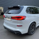 Спойлер на BMW X5 G05 2019- стиль Х5M F95 чорний глянець