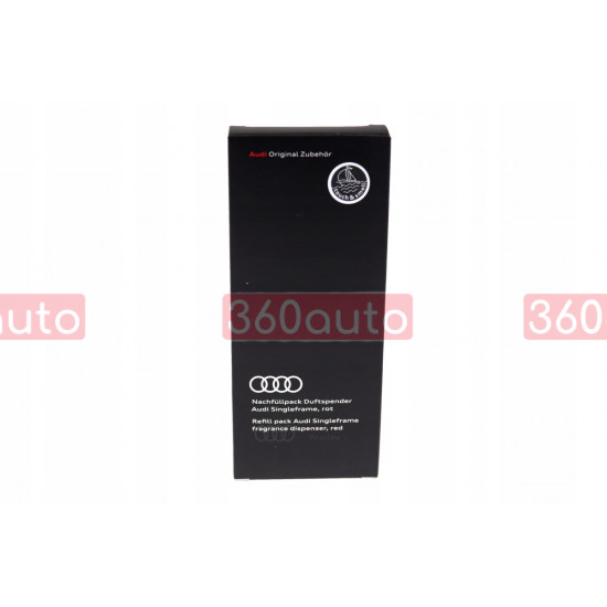 Комплект ароматичних картриджів Audi Singleframe Black 81A087009