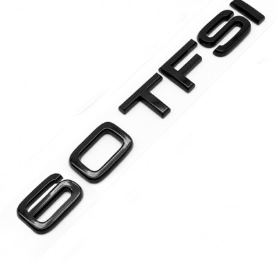 Автологотип шильдик эмблема надпись Audi 60 TFSI black Emblems 364933
