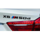 Автологотип шильдик эмблема надпись BMW X6m50d Black Shadow Edition