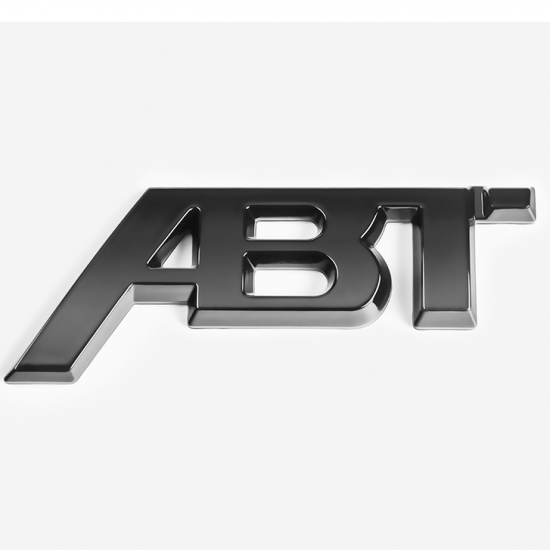 Автологотип шильдик эмблема надпись Audi ABT black матовый