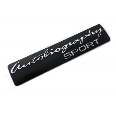 Автологотип шильдик емблема напис Range Rover Autobiography Sport чорний LR032868
