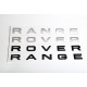 Автологотип емблема напис Land Rover Range Rover сіра матова Lr062324