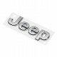 Автологотип шильдик эмблема надпись Jeep хром металл 135х40 мм Emblems 149299