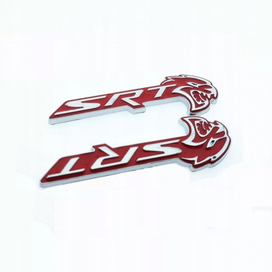 Автологотип шильдик емблема Dodge SRT Hellcat Red 1S2-SRTH-SR Emblems 392540