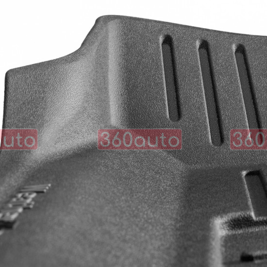 3D килимки для Mercedes GL, GLS-class X166, M, GLE-class W166 2012- чорні передні WeatherTech HP 444011IM