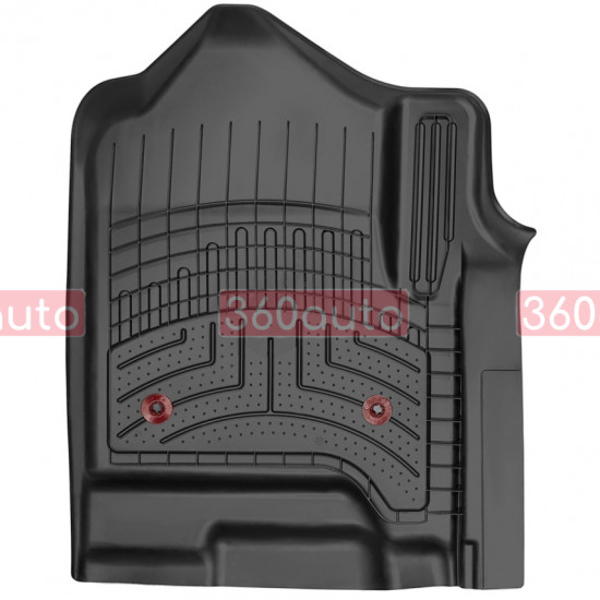 3D килимки для Mercedes GL, GLS-class X166, M, GLE-class W166 2012- какао передні WeatherTech HP 474011IM