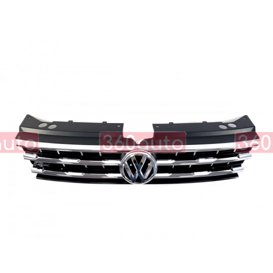 Решетка радиатора на Volkswagen Tiguan 2015-2019 стиль R-Line VWTII-151