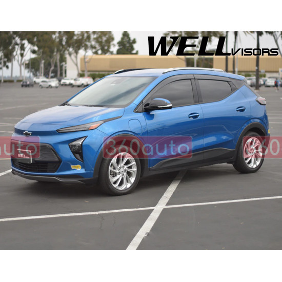 Дефлекторы окон на Chevrolet Bolt EUV 2022- Premium Series WELLvisors 3-847CH037