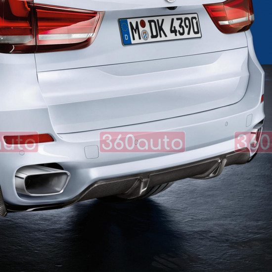 Диффузор заднего бампера для BMW X5 F15 2013-2018 M Performance карбон оригинал OEM 51192339222 Под заказ
