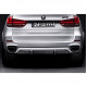 Дифузор заднього бампера для BMW X5 F15 2013-2018 M Performance карбон оригінал OEM 51192339222 Під замовлення