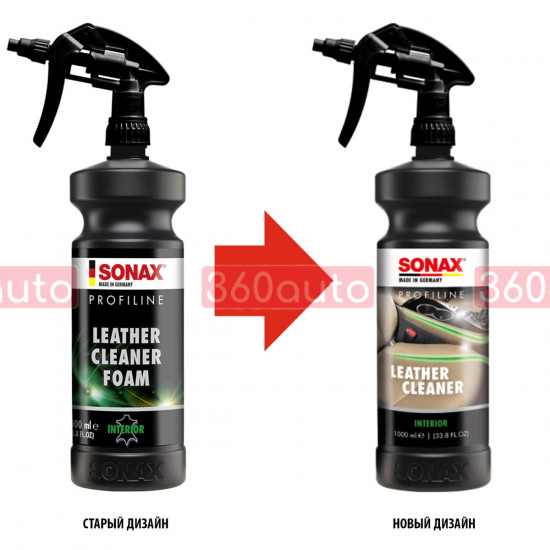 Средство для эффективной очистки гладкой кожи 1 л Sonax Profiline Leather Cleaner (281300)