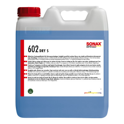 Средство для сушки и блеска кузова автомобиля Sonax Dry S 10 л 602600