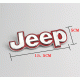 Автологотип шильдик емблема напис Jeep Renegade, Cherokee метал red 155х50мм