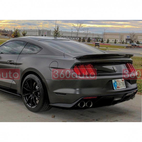 Спойлер на Ford Mustang 2015-2022 GT чорний глянець
