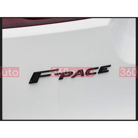 Автологотип шильдик емблема напис Jaguar F-PACE Black