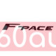 Автологотип шильдик эмблема Jaguar F-PACE Black