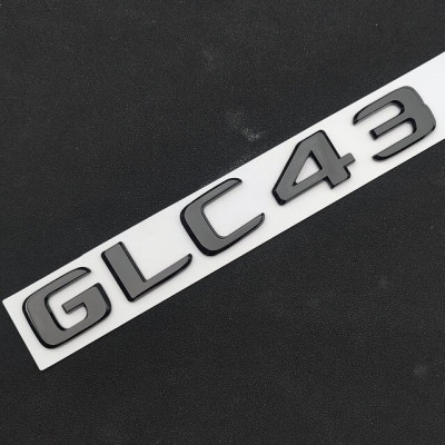 Автологотип шильдик эмблема надпись Mercedes GLC 43 Black