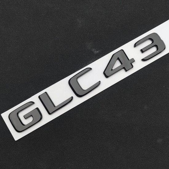 Автологотип шильдик эмблема надпись Mercedes-Benz GLC 43 Black