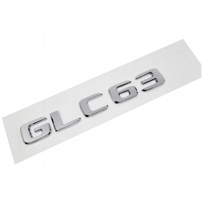 Автологотип шильдик емблема напис Mercedes GLC 63 хром