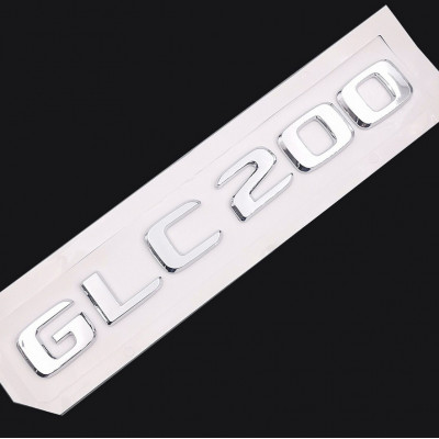 Автологотип шильдик эмблема надпись Mercedes GLC200 хром 360auto-400129