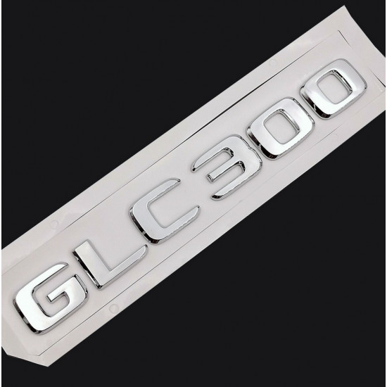 Автологотип шильдик эмблема надпись Mercedes GLC300 хром 360auto-400135