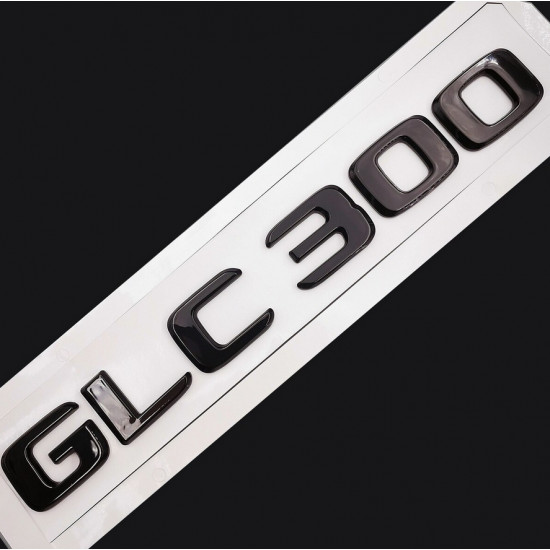 Автологотип шильдик емблема напис Mercedes GLC300 Black 360auto-400136
