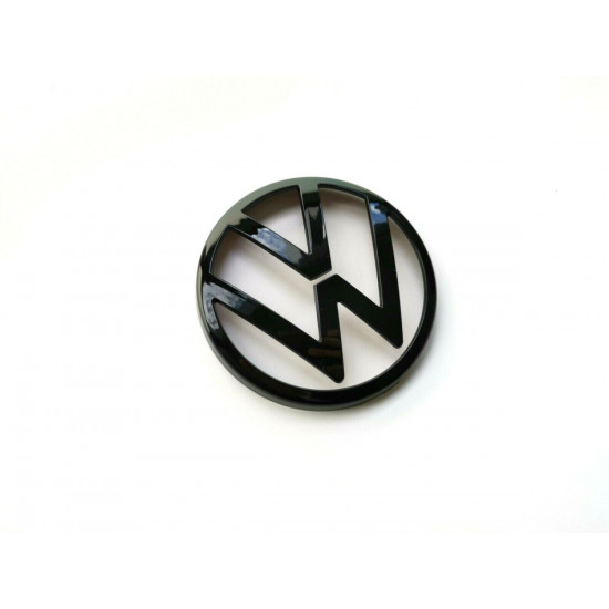 Автологотип шильдик емблема Volkswagen Golf 8 MK8 Polo T-ROC 2021- чорний на кришку багажника